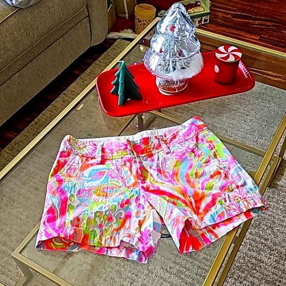 Lilly pulitzer "THE CALLAHAN SHORTS" Multi colors size 0 new - Picture 1 of 11